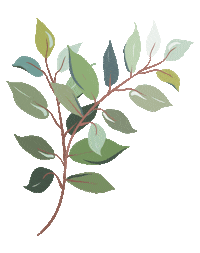Flower Leaf Sticker by MM DESIGNER