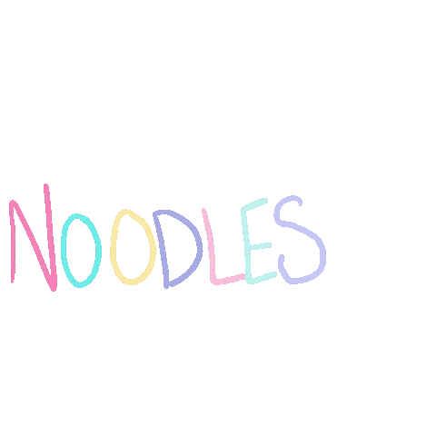 Noodles Sticker by Camp Cocker Rescue