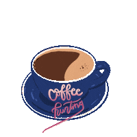 Coffee Cafe Sticker by Andrea Tredinick