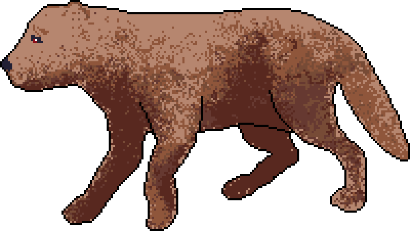 PositPixel giphyupload dog pixel art sprite Sticker