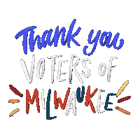 Election 2020 Thank You Sticker by Creative Courage