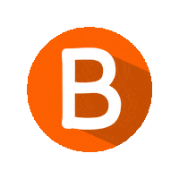 Orange Abc Sticker