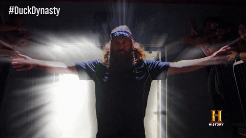 glow duck dynasty GIF by History UK