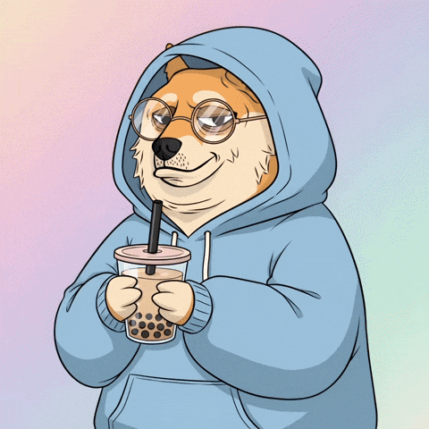 Shiba Inu Drinking GIF by Doge Pound