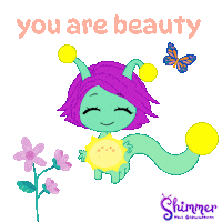 Beauty Love Sticker by ShimmertheGlowworm