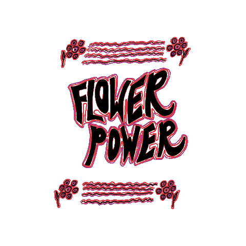 MaSoeurEtMoi giphygifmaker flower power flowerpower Sticker