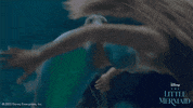 The Little Mermaid Swimming GIF by Walt Disney Studios