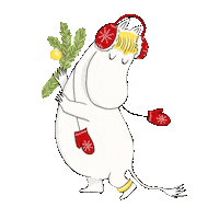 Moomin Christmas Sticker