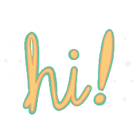 Stars Hello Sticker by Lauren Fox