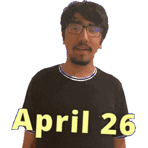 April 26 Sticker