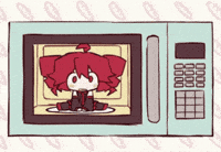 Microwave Kasane Teto GIF