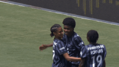 Goalcelebration Hug GIF by National Women's Soccer League