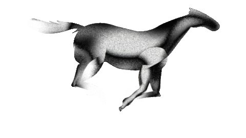 Horse Running Sticker by Ardas Archive