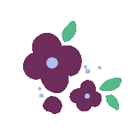 Flower Sticker
