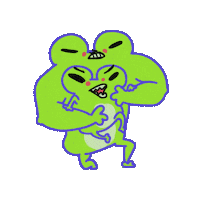 Angry Art Sticker