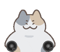 Cat Check In Sticker