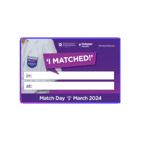 UQOchsner matchday match day medical school residency Sticker