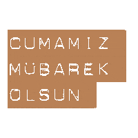 Cumalar Hayirlicumalar Sticker