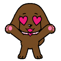 Labrador Retriever Love Sticker by KingPuppy