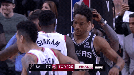 San Antonio Spurs Hug GIF by NBA