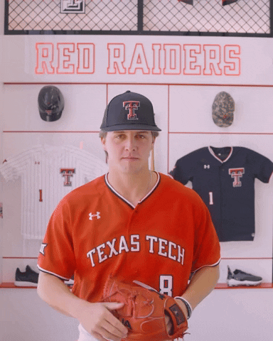 Hudson Parker GIF by Texas Tech Baseball