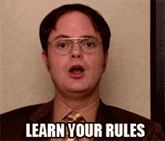 the office learn your rules GIF