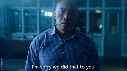 sci fi im sorry we did that GIF by Siren