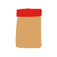 Peanut Butter Nerd Sticker