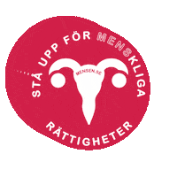 Menskligarättigheter Sticker by MENSEN
