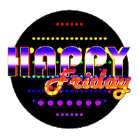 Happy Friday Sticker by Omer Studios