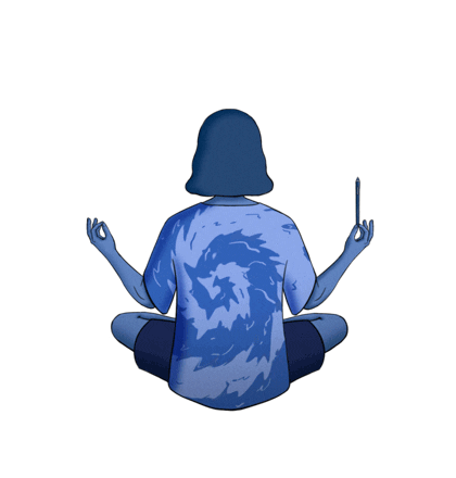 magusarbeni giphyupload work chill thinking Sticker