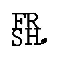 keepingitfrsh love design white black Sticker