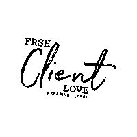 keepingitfrsh love design white black Sticker