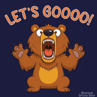 Lets Go Bear GIF by VeeFriends