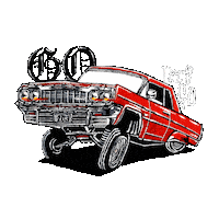 Classic Car Animation Sticker
