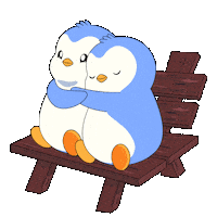 I Love You Hug Sticker by Pudgy Penguins