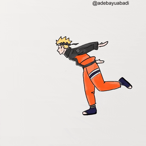 adebayuabadi run running naruto ninja GIF