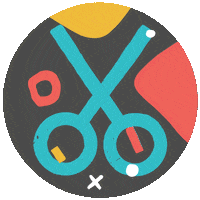 Loop Circle Sticker by KAFT