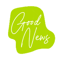 Happy Good News Sticker by Tracey Hoyng