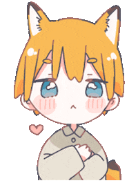 Girl Fox Sticker