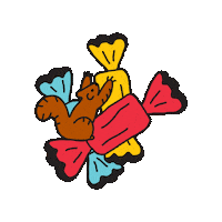 Squirrel Truffles Sticker by Maeve Chocolate