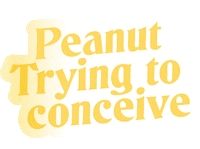 Conceive Social Network Sticker by Peanut App