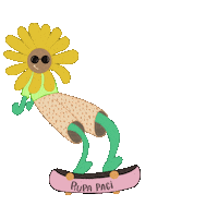Faranizel sunflower illust rupapagi faranizel Sticker