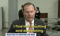 news mike lee iran briefing GIF