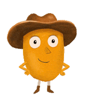 Thanks Kiss Sticker by Bob Popcorn