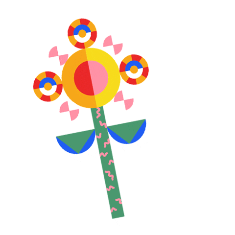 Flower Plants Sticker by Canal Pakapaka