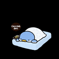 wpptown phone call infp 침대 전화 GIF