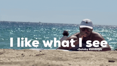 I Like What I See GIF by Gatsby Randolph