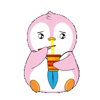 Hungry Bon Appetit Sticker by Pudgy Penguins
