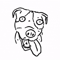Thinking Of You Dog GIF by butpoorlydrawn